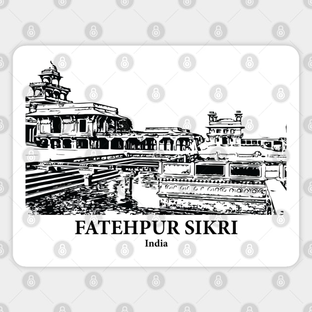 Fatehpur Sikri - India Magnet by Lakeric